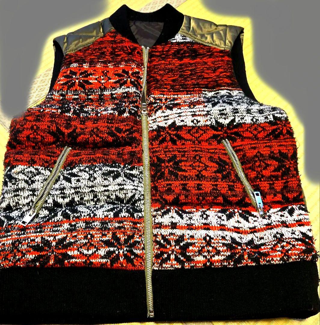 DIESEL ダウンベスト キルティングデザイン S used