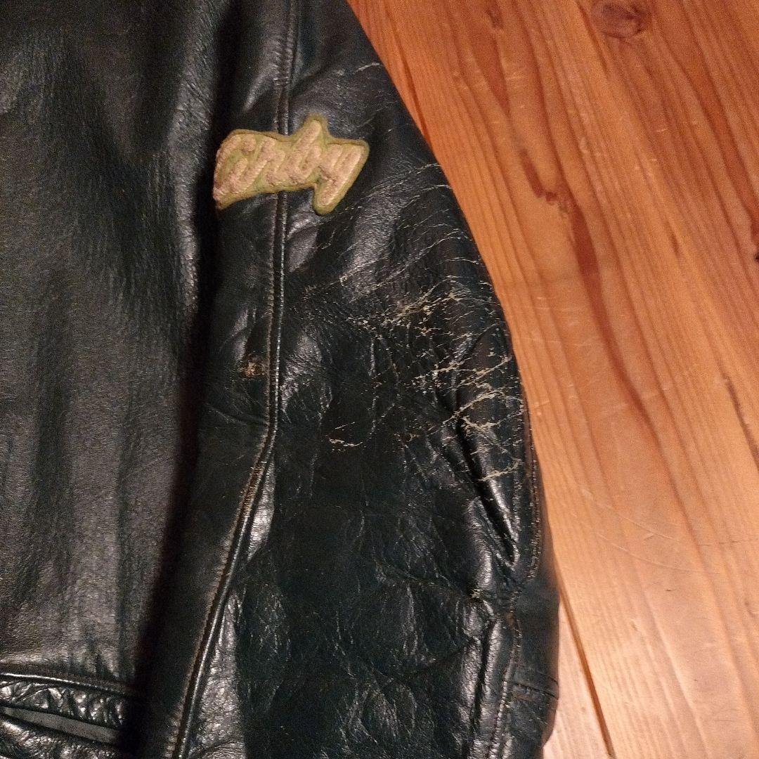 60〜70s　オールレザースタジャン