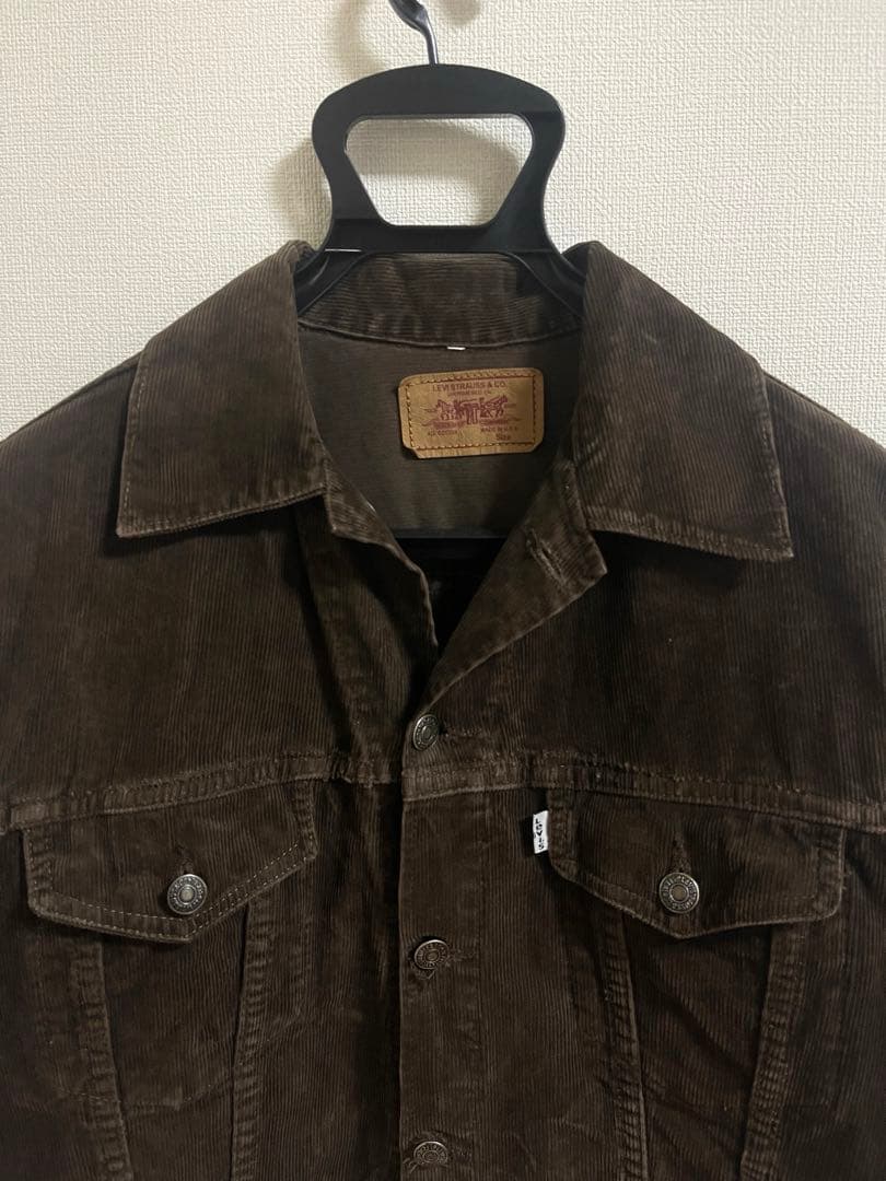 Levi's 80's コーデュロイ ジャケット 70505 40 M〜L 茶