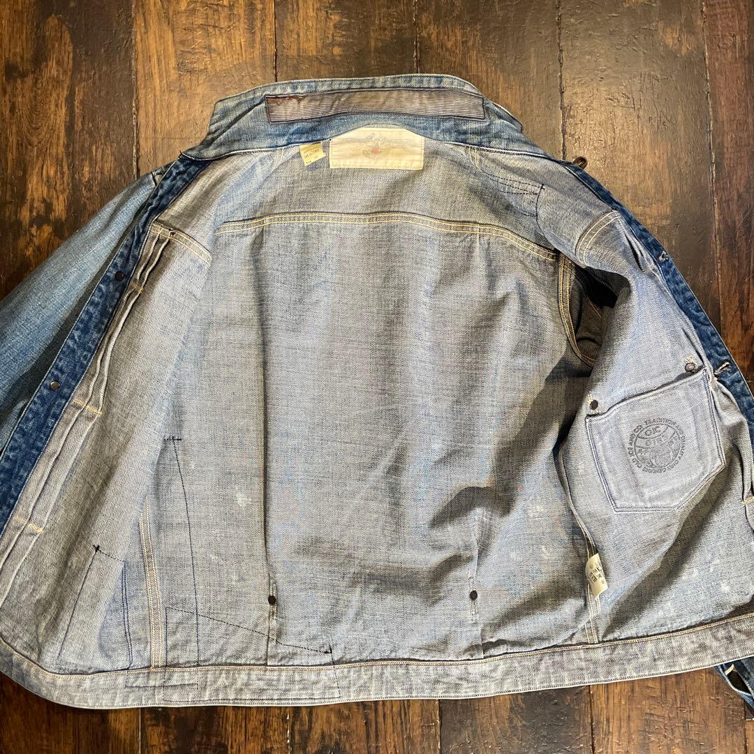 old joe デニムジャケット　パッチワークGジャン