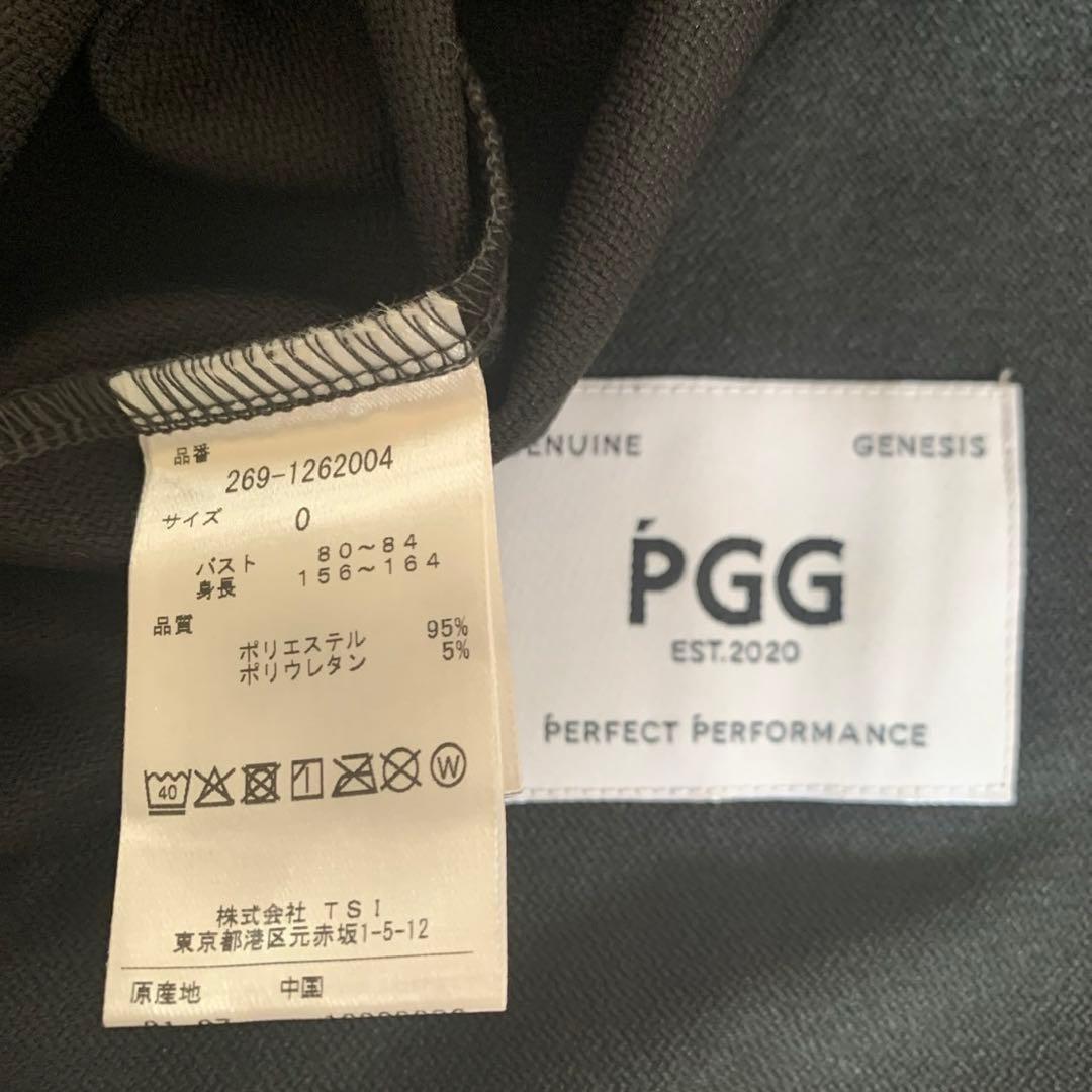 PGG二重織りストレッチブラックサイズ0