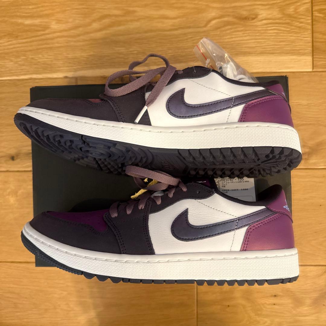 Nike Air Jordan 1 Low パープル/ホワイト
