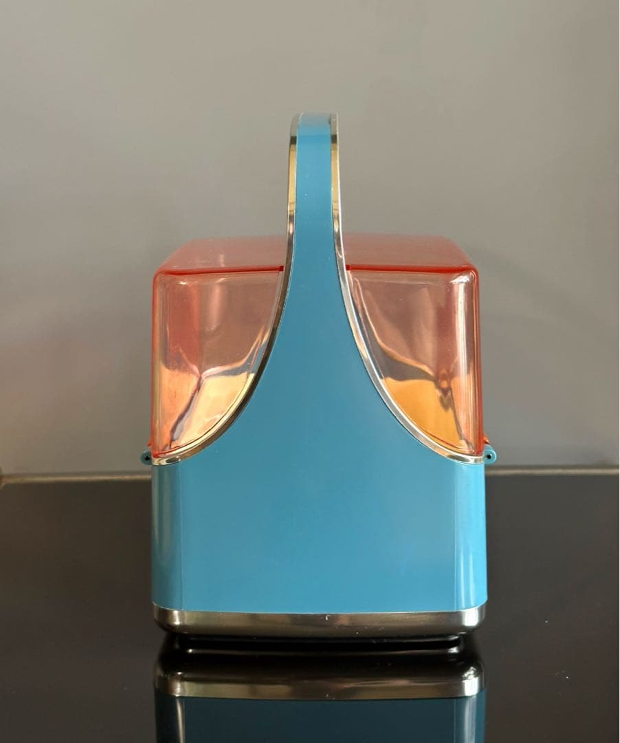 レトロポップ　ソーイングボックス　裁縫箱　コスメボックス　POLA ヴィンテージ