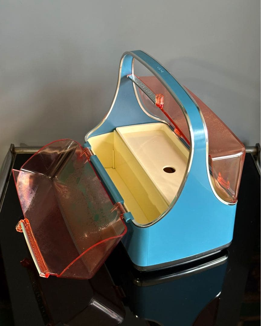 レトロポップ　ソーイングボックス　裁縫箱　コスメボックス　POLA ヴィンテージ