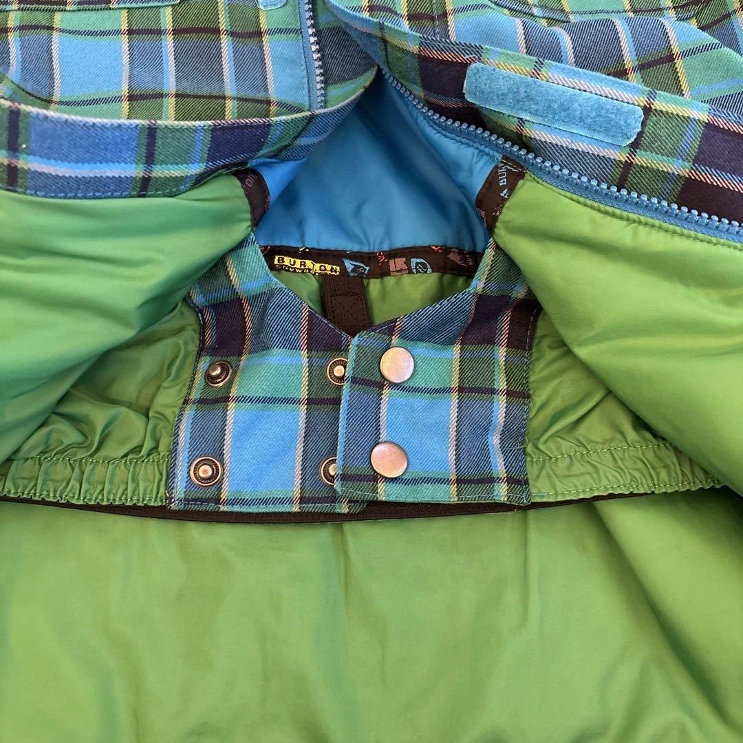 Burton チェック柄 フード付きウェア Sサイズ