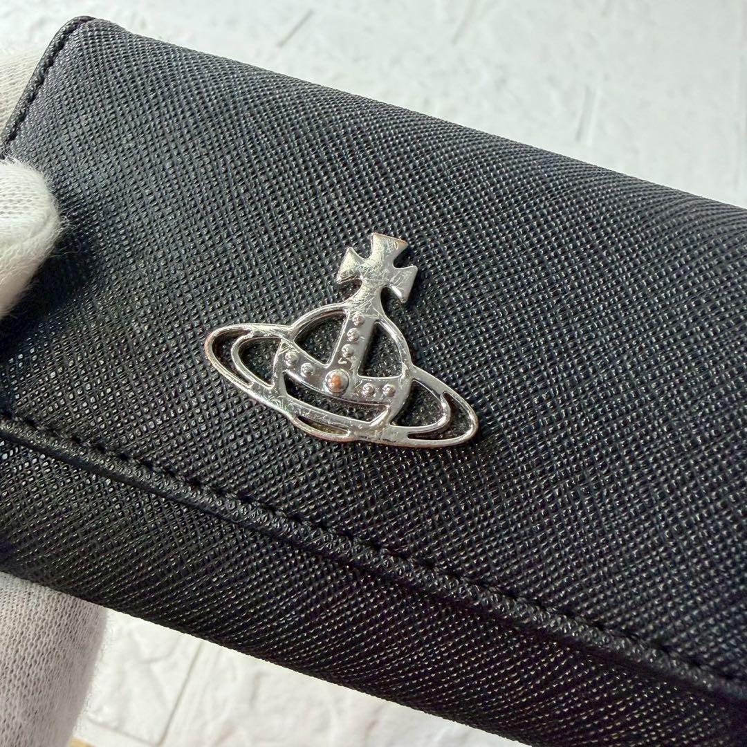 PD003ヴィヴィアンウエストウッド 4連キーケース N401ブラック