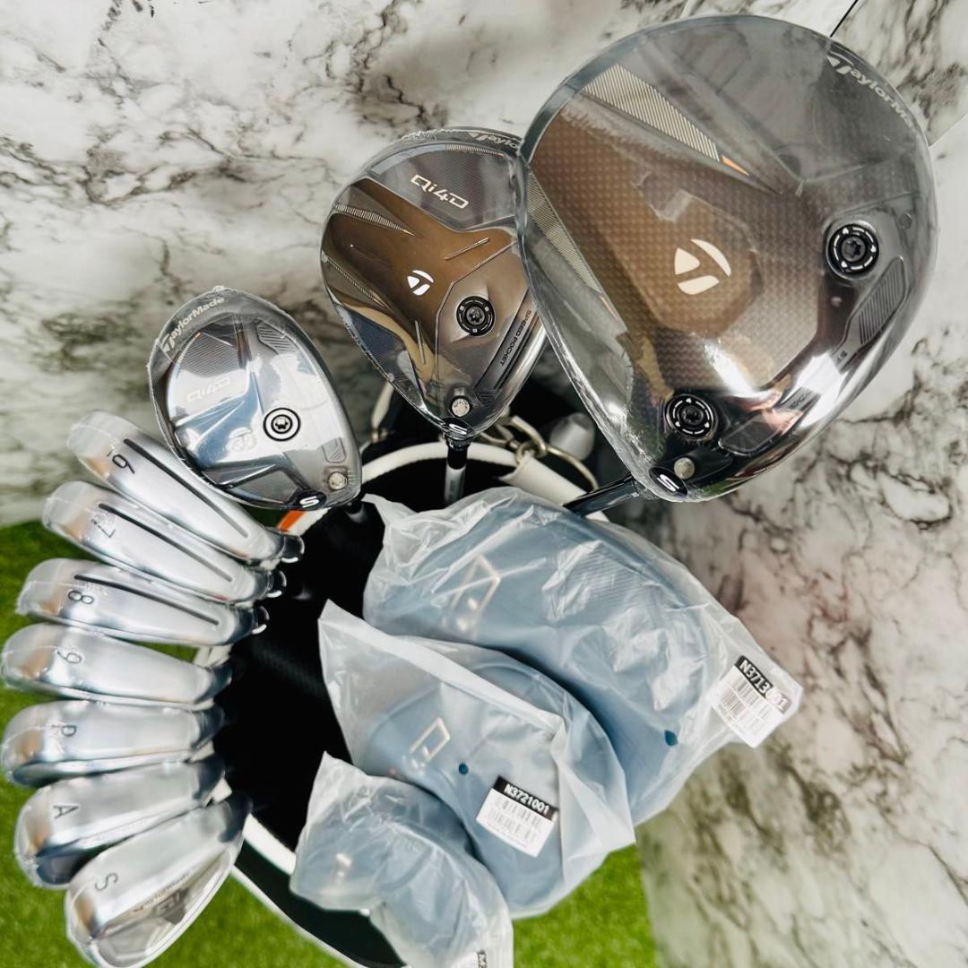 【新品】現行モデル テーラーメイド Qi4D メンズゴルフセット 10本 S