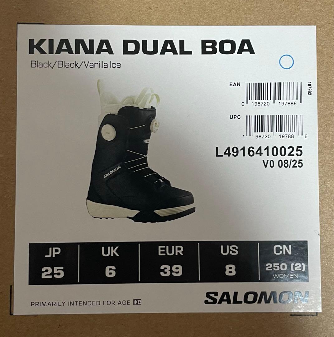 25㎝　最新SALOMON キアナ　レディースKIANA サロモン　ブーツ　女性