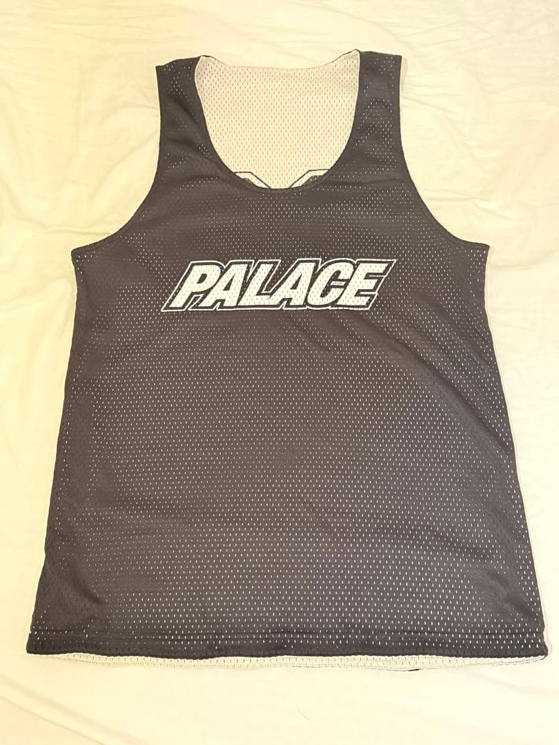 ウェア palace MESH REVERSO BORDER VEST BLACK