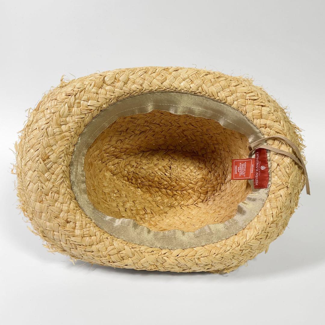 HELEN KAMINSKI 麦わら帽子 ストロー 中古