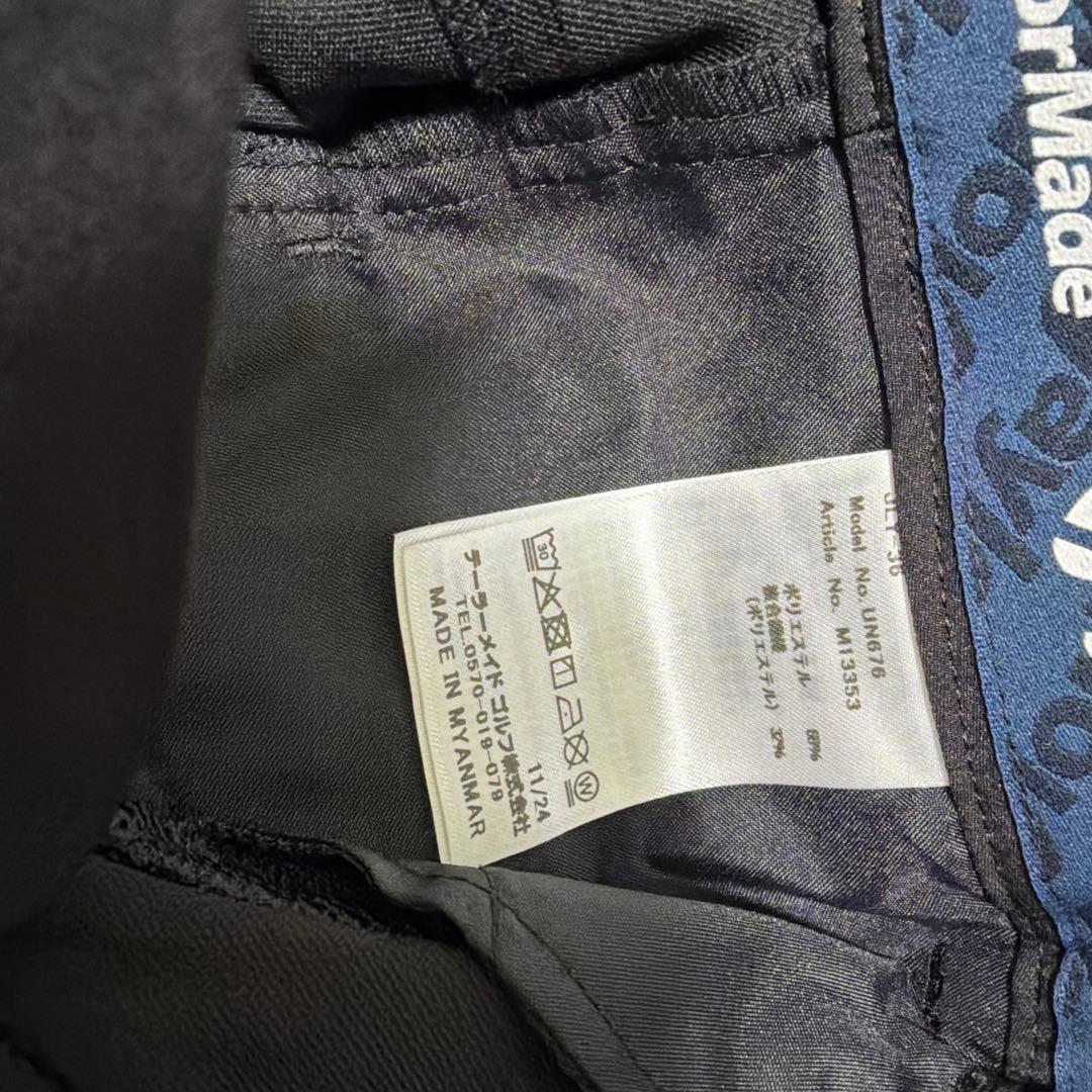 【美品、新品】TaylorMadブラックポロシャツとパンツのセット L