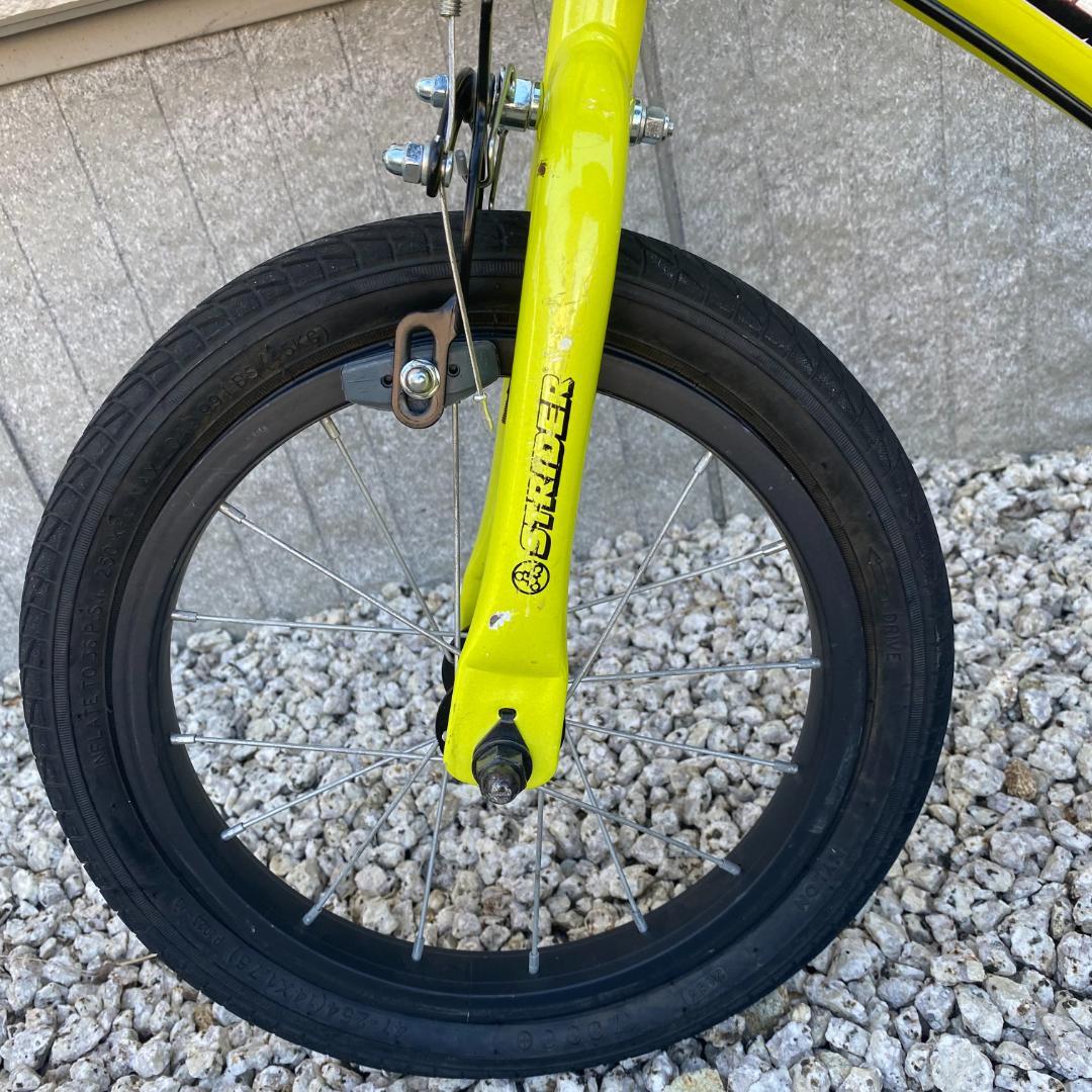 STRIDER 14X ライムグリーン キッズバイク