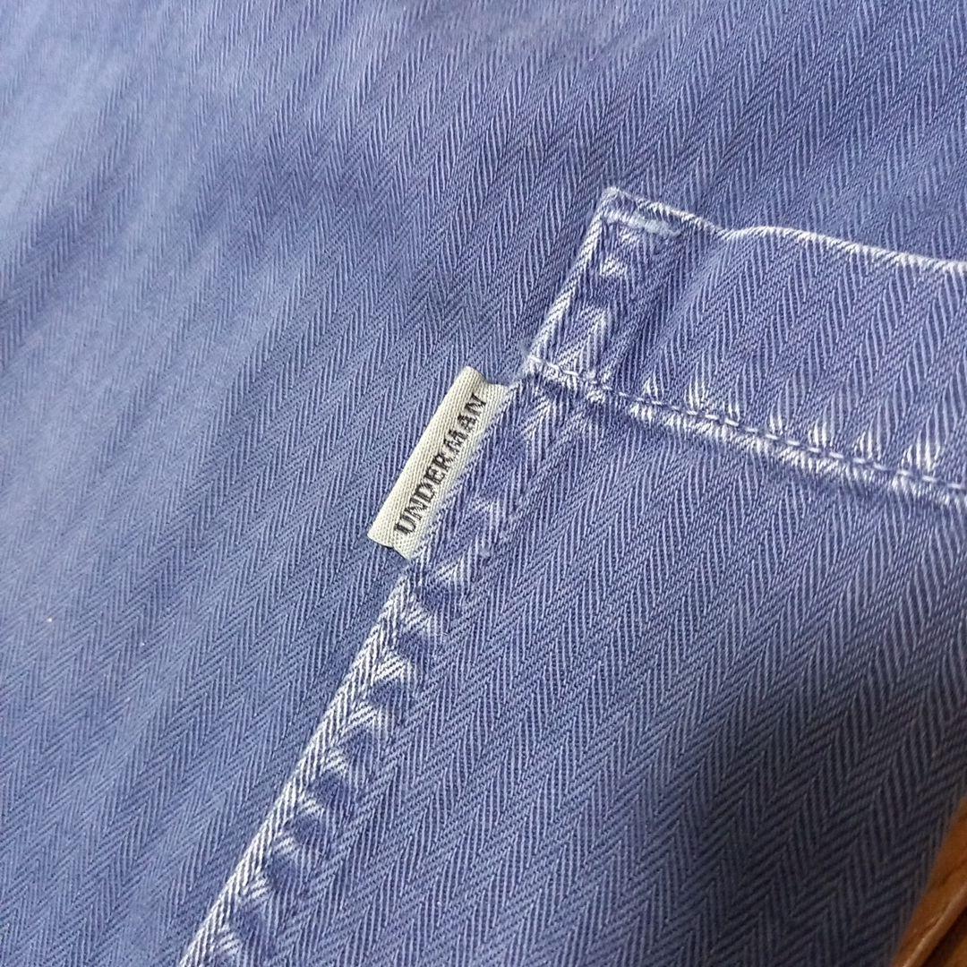 アンダーカバー ペンキ加工カーゴパンツ ネイビー アーカイブ ヨウジヤマモト