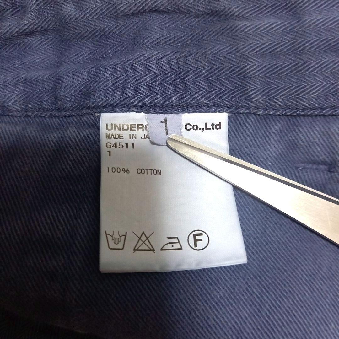 アンダーカバー ペンキ加工カーゴパンツ ネイビー アーカイブ ヨウジヤマモト