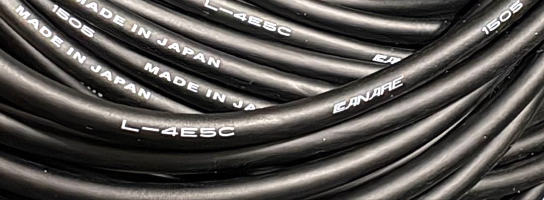 CANARE製 XLR3ピン マイクケーブル 新品5m 10本セット