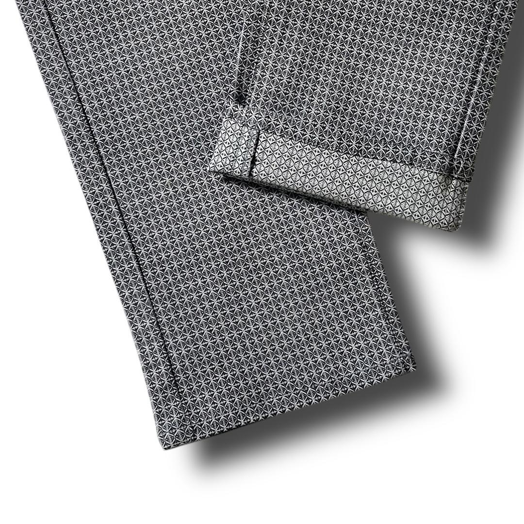 00 定価2,9万 パーリーゲイツ ダイヤストレッチ エンブレムリボン パンツ