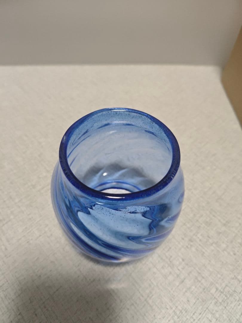 燈人オリジナル琉球ガラスグローブ 波 276サイズ①