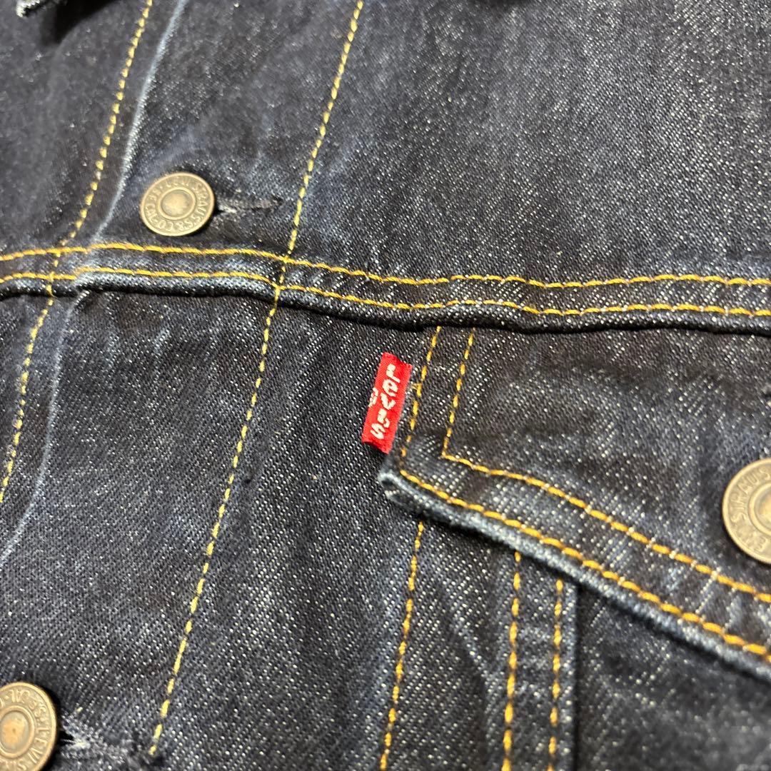 濃紺極美品✨M リーバイス 72334 デニムジャケット70506型 ポケ付き