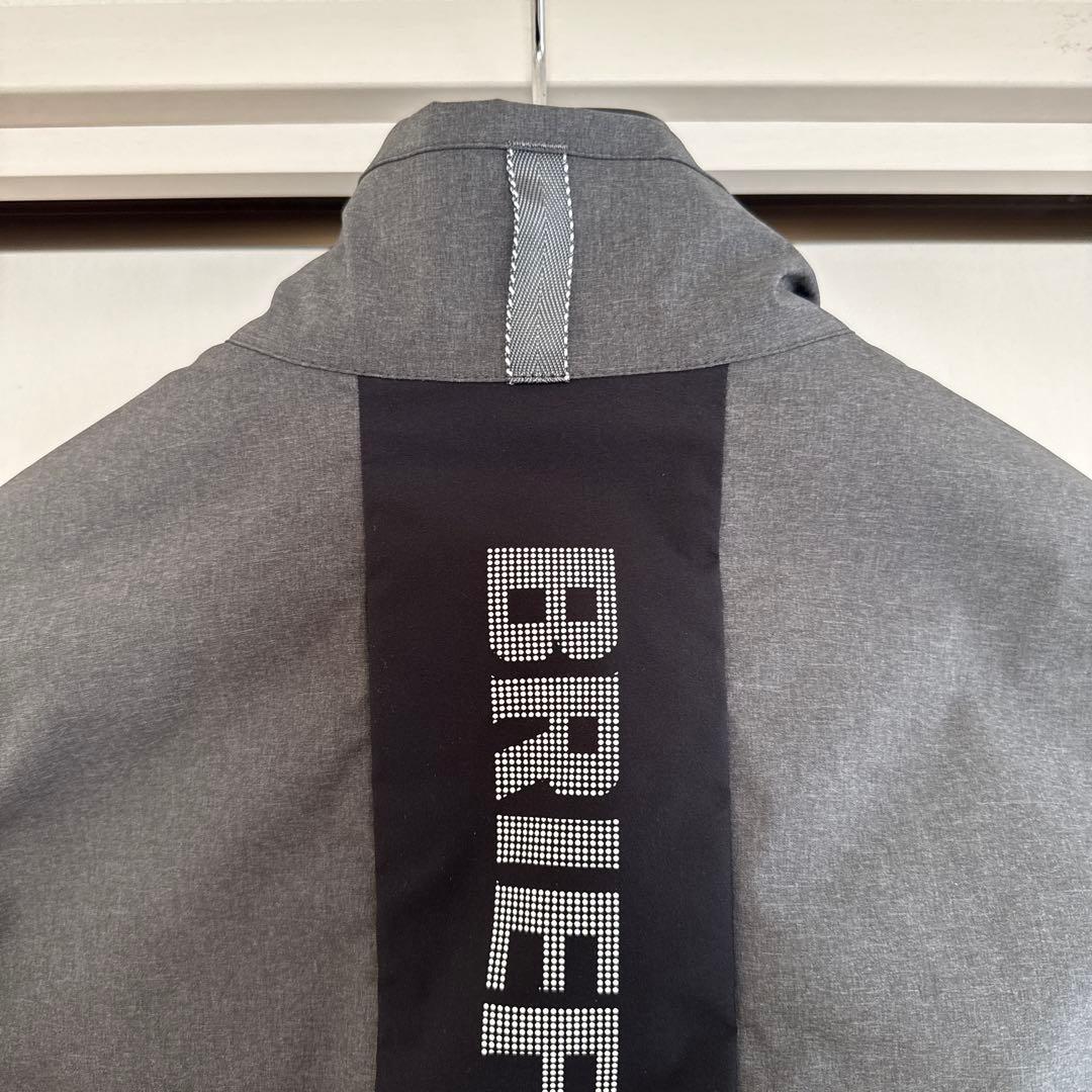 BRIEFING グレー ベスト フルジップ サイズM