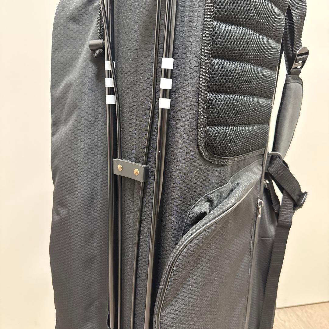 アディダスゴルフバッグ スタンド付き ブラック