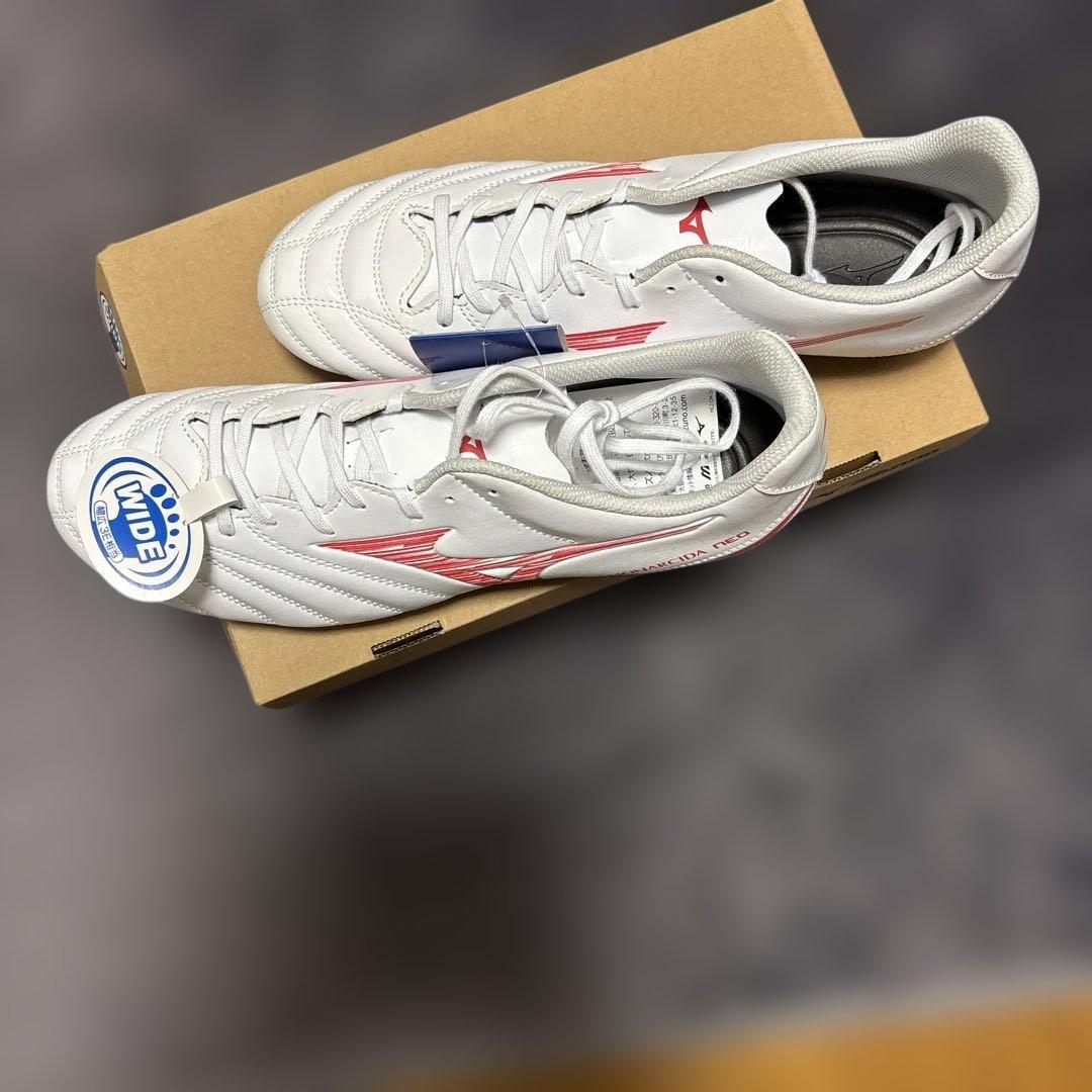 Mizuno サッカーシューズ ワイド ホワイト