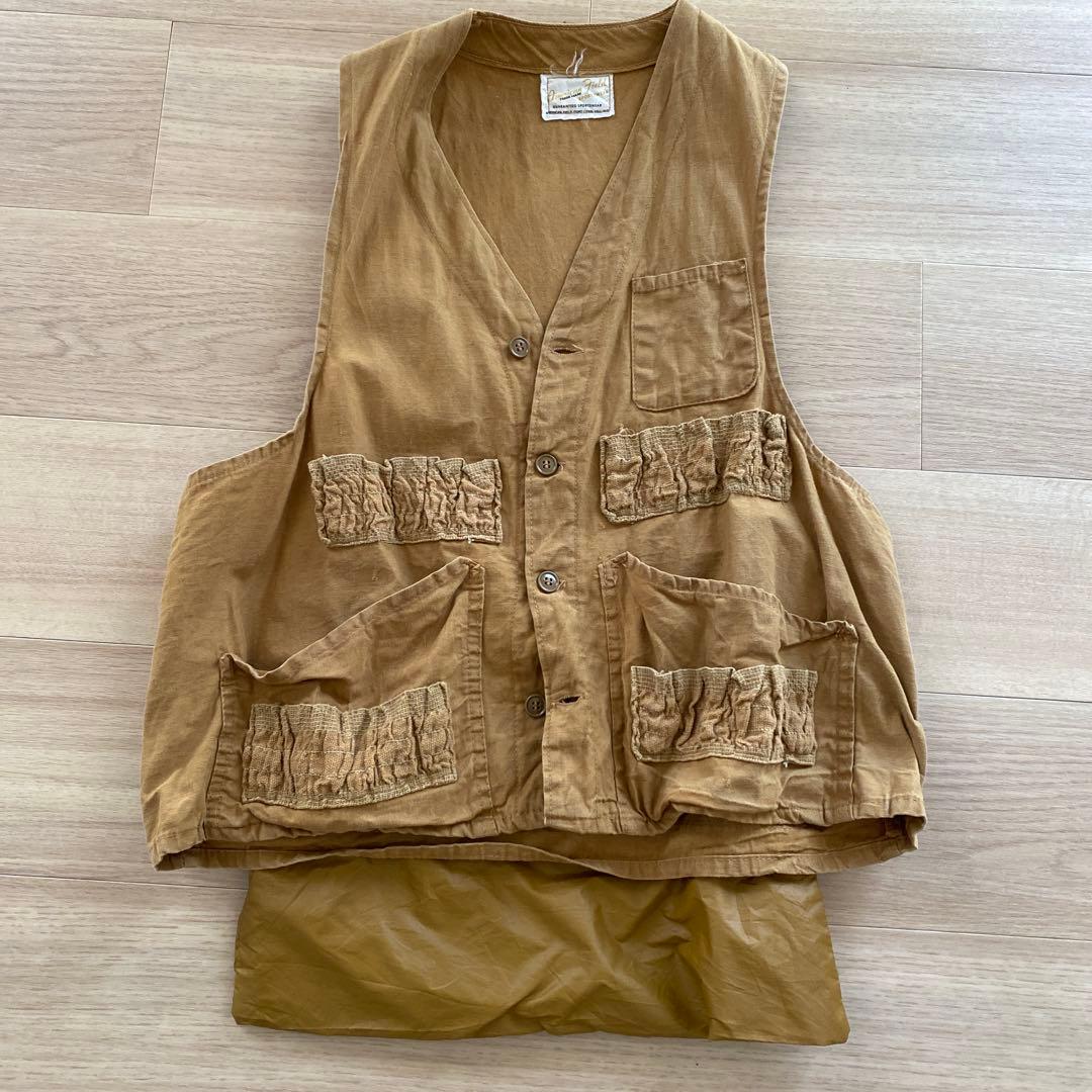 American Field フィッシングベスト ベージュ