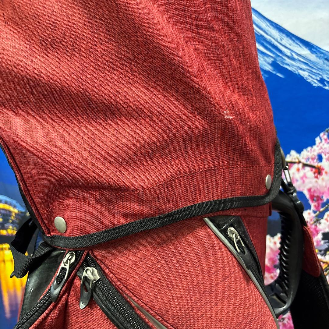 寶BW-1165 mizuno ミズノ カート式 キャディバッグ レッド