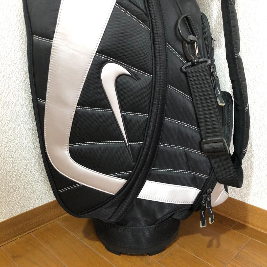 【希少】 NIKE ナイキ ゴルフ キャディバッグ カート型 6分割 ブラック
