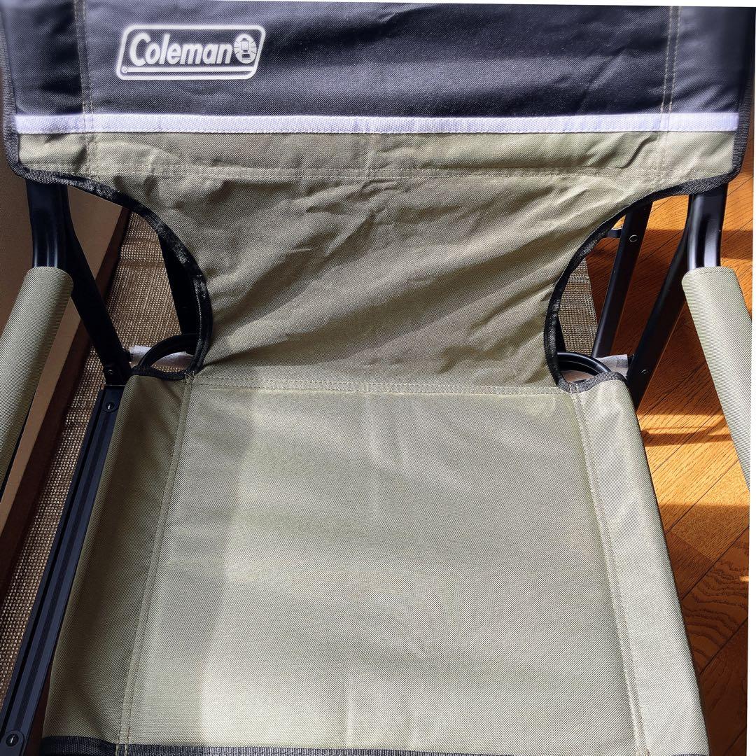 【訳あり・未使用品】Coleman コールマン サイドテーブル付き デッキチェア