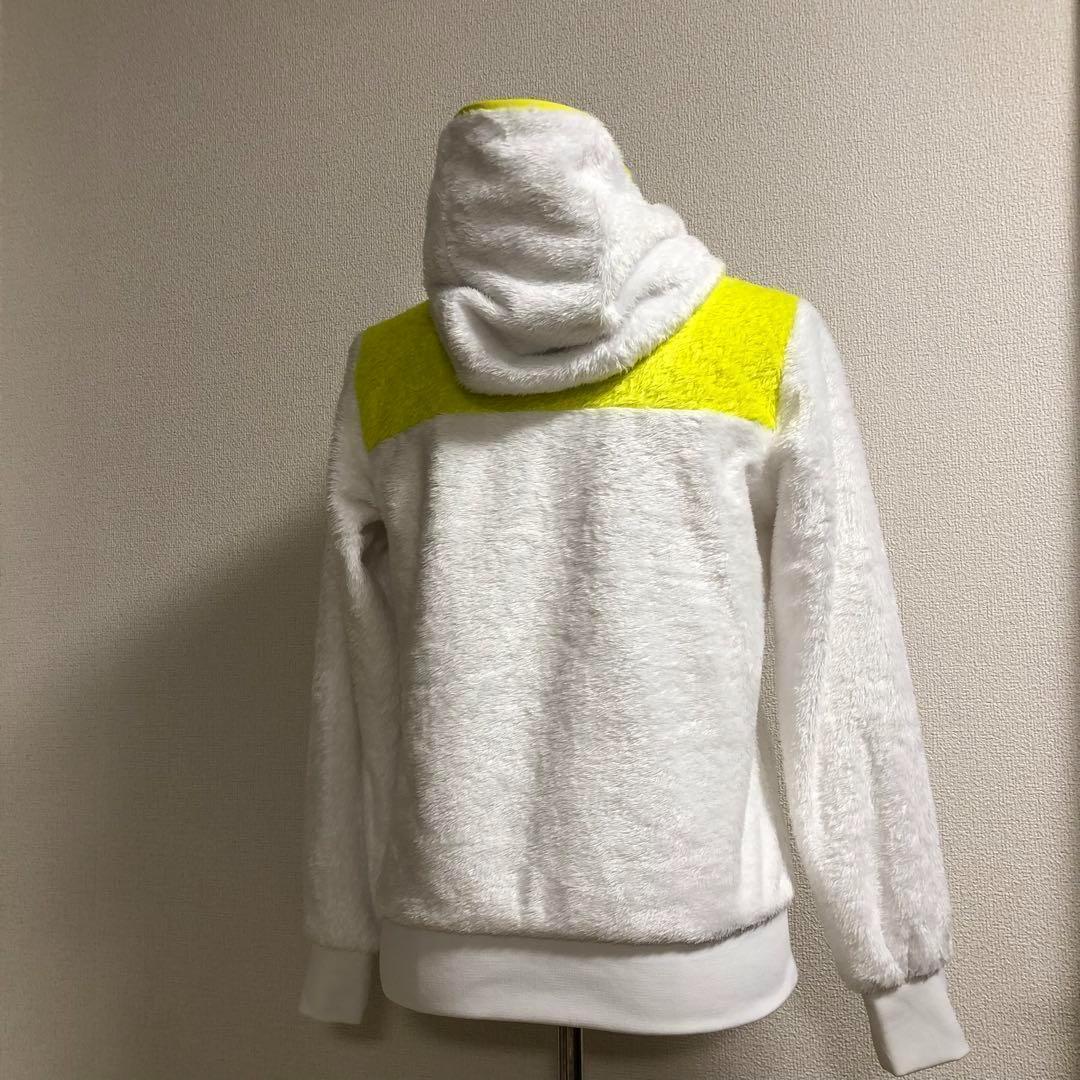 ニューバランスゴルフ ダブルジップ ボア パーカー 裏地付 ホワイト サイズ1