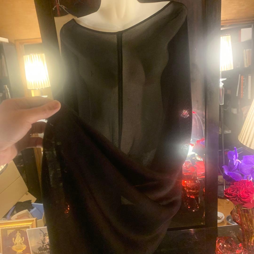 CHANEL ケープコート 破格ビジュー　ブラック　ドレス