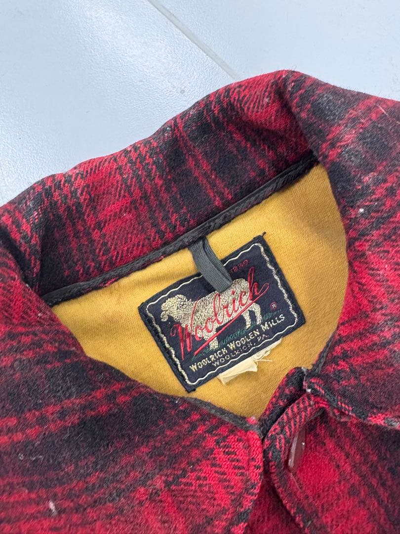 か*ぽ様 WOOLRICH (ウールリッチ) 50s チェック柄ハンティングジャ