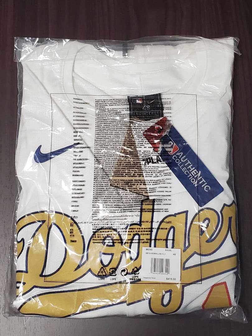 【正規品】大谷翔平 エリートジャージー ゴールド ユニフォーム 48 ドジャース