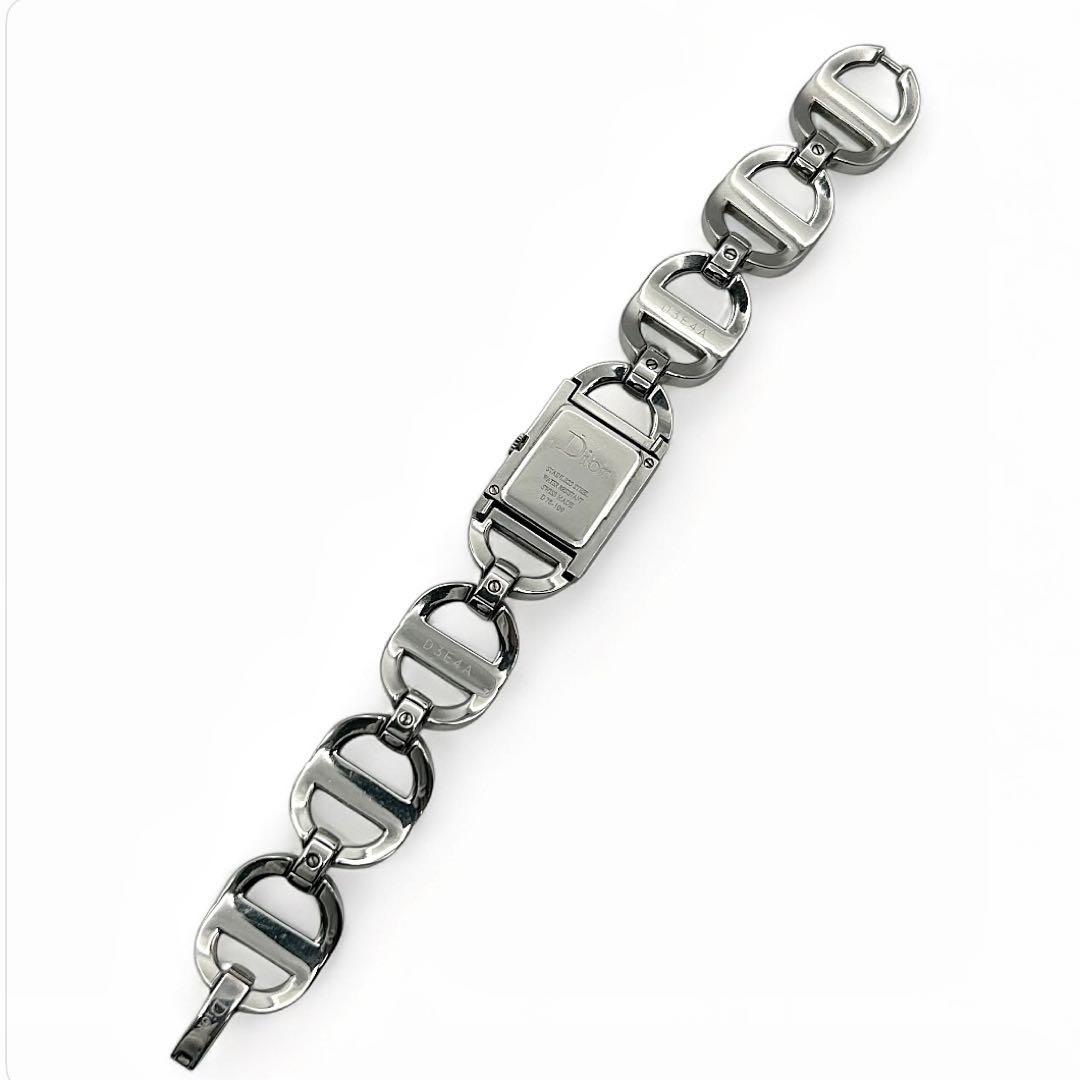 ✨美品・希少✨DIOR マリススクエア 腕時計 CDロゴブレス シルバー