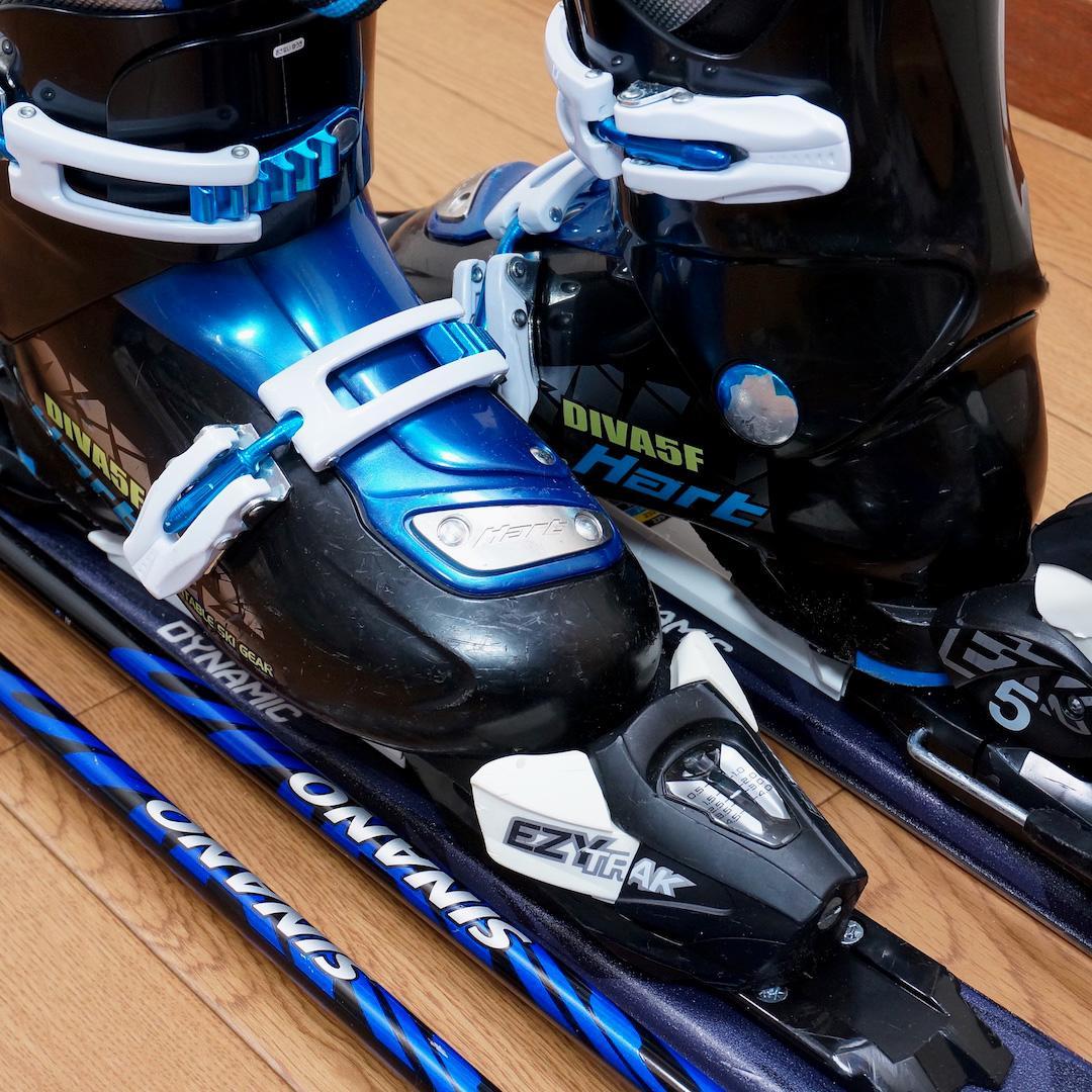 メンテ済 130cm 靴22cm DYNAMIC スキーセット