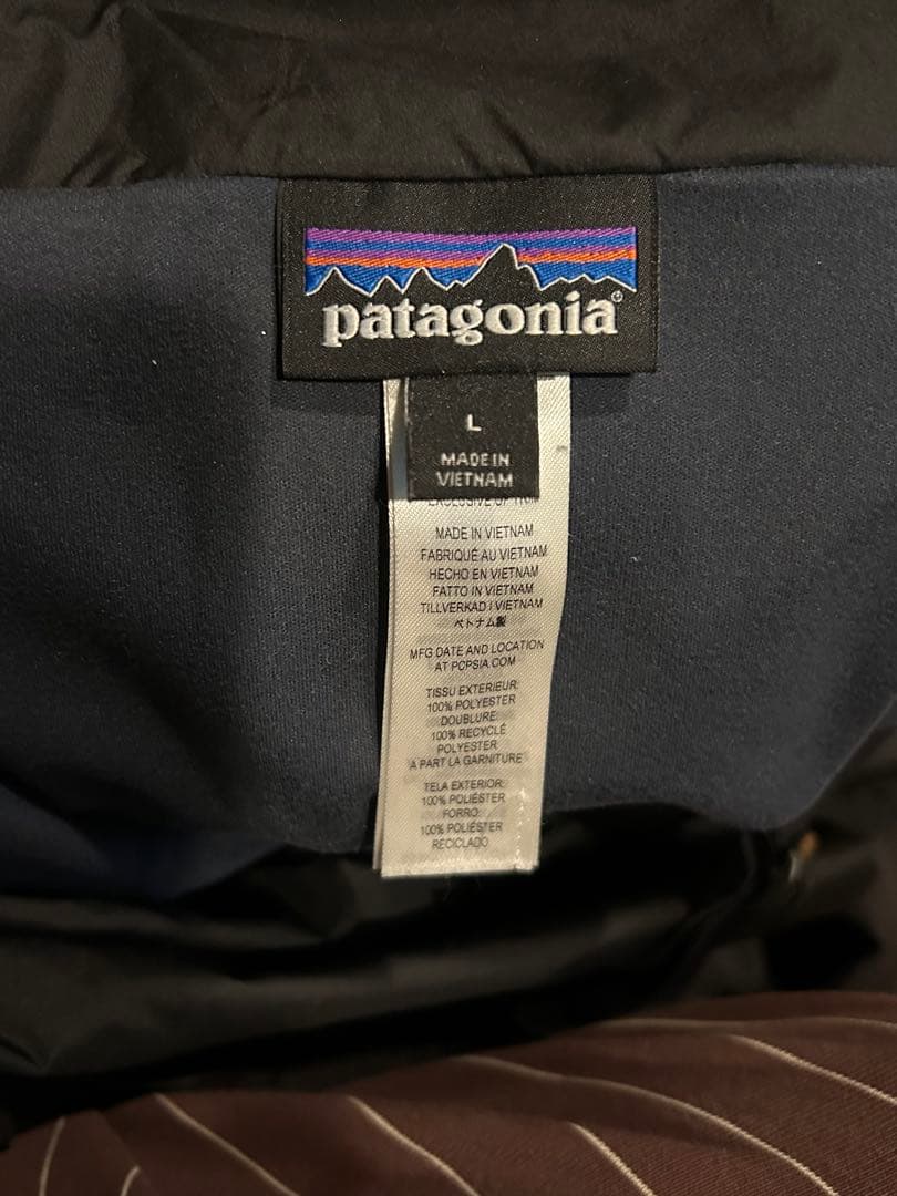 パタゴニア パウダータウンビブパンツ 黒 L