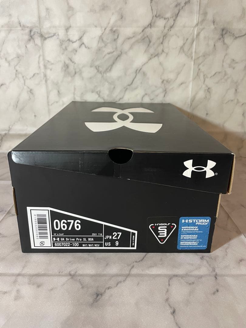 【定価19,800円】UA ドライブ プロ BOA ゴルフシューズ 27cm