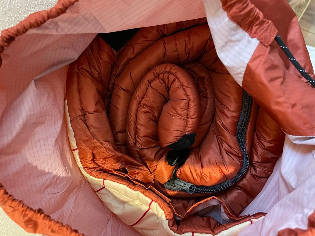  peak 寝袋 BD-103 オレンジ