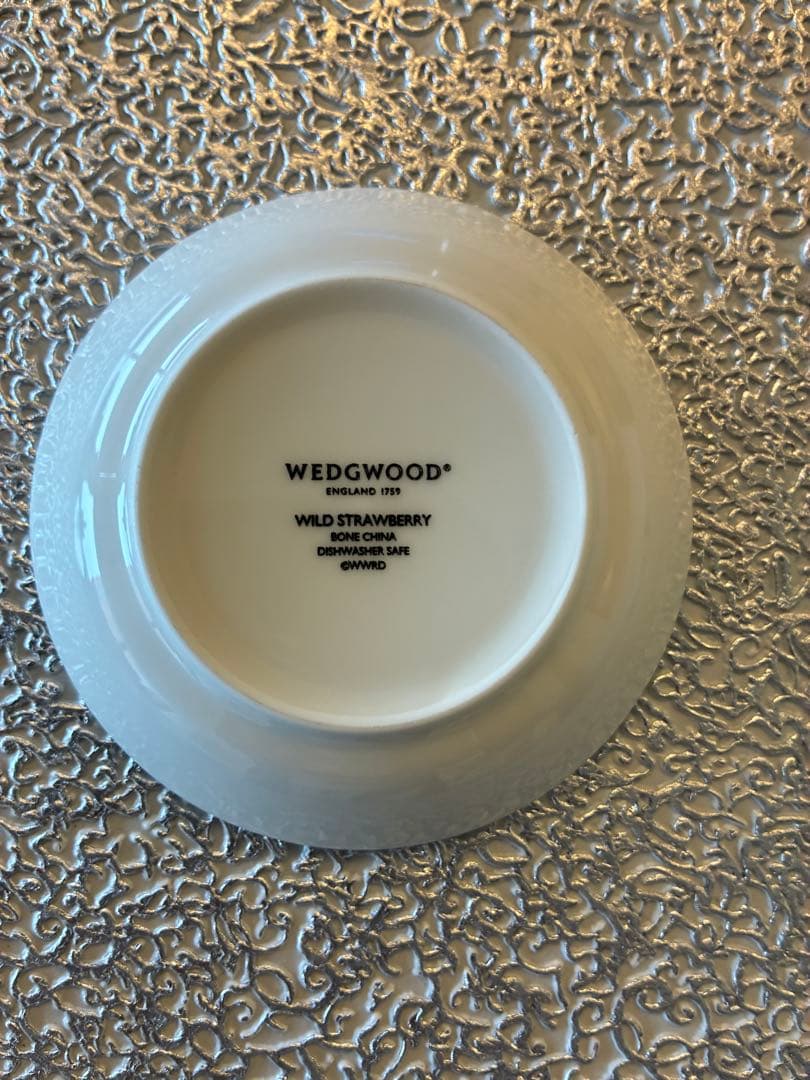 5枚セット　プチトレイ　ウェッジウッド ワイルドストロベリー　パステル　小皿