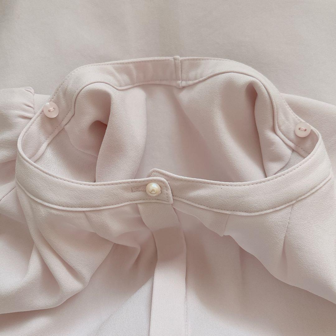 【1359】アナイ　バックサテンボウタイ　ブラウス　ピンク　38