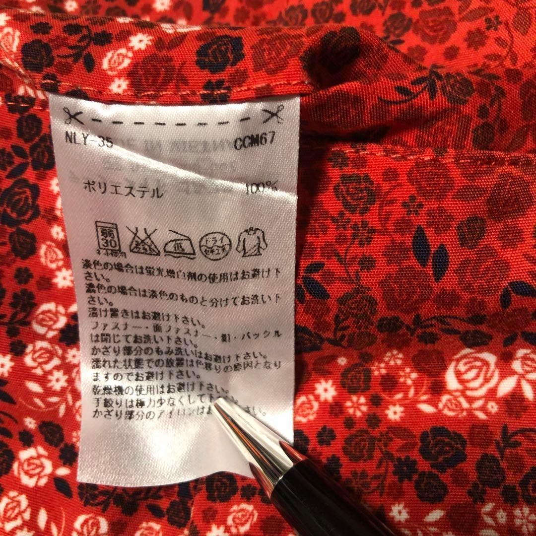 未使用 アディダスゴルフ スカート ボタニカル レッド Sサイズ