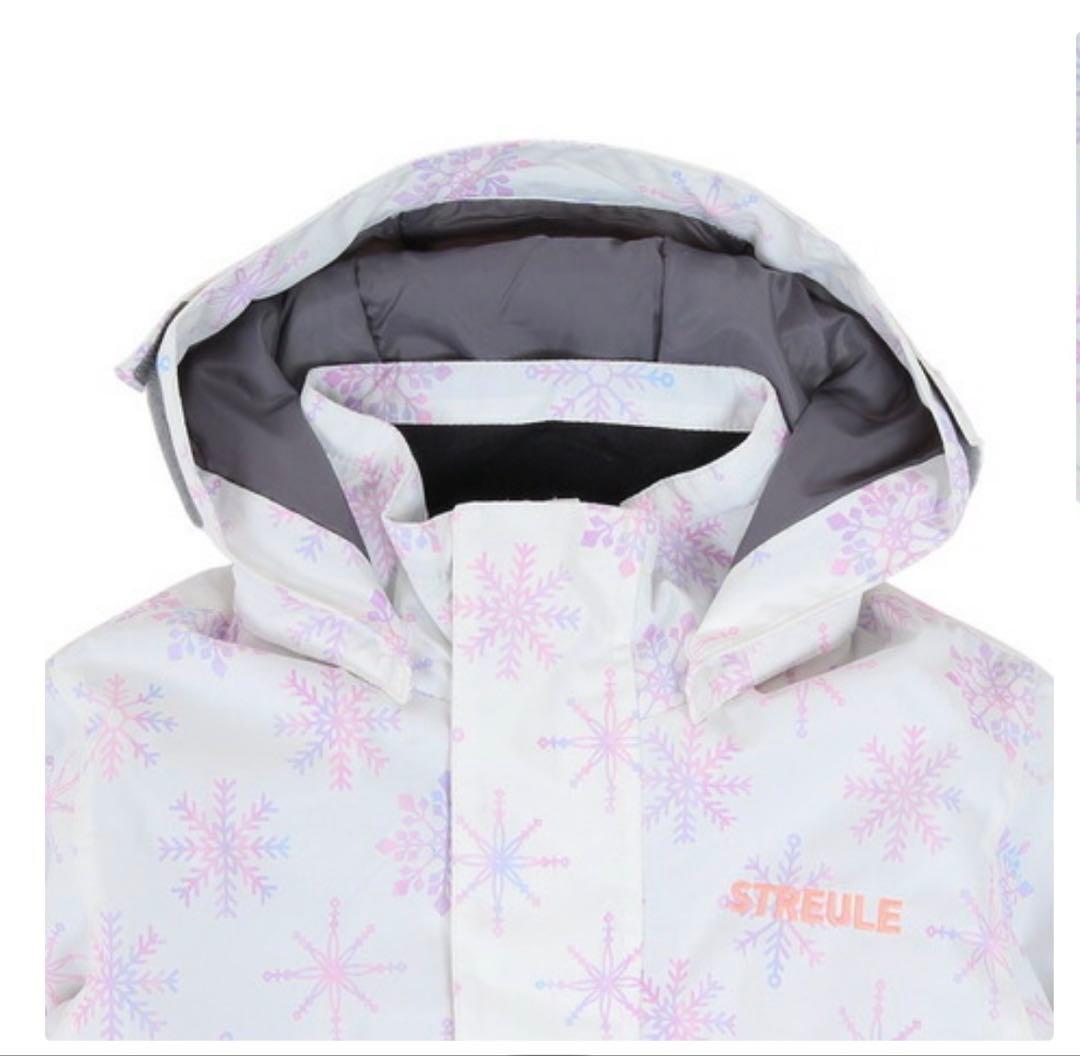子供用スキーウェア 雪の結晶柄 セット