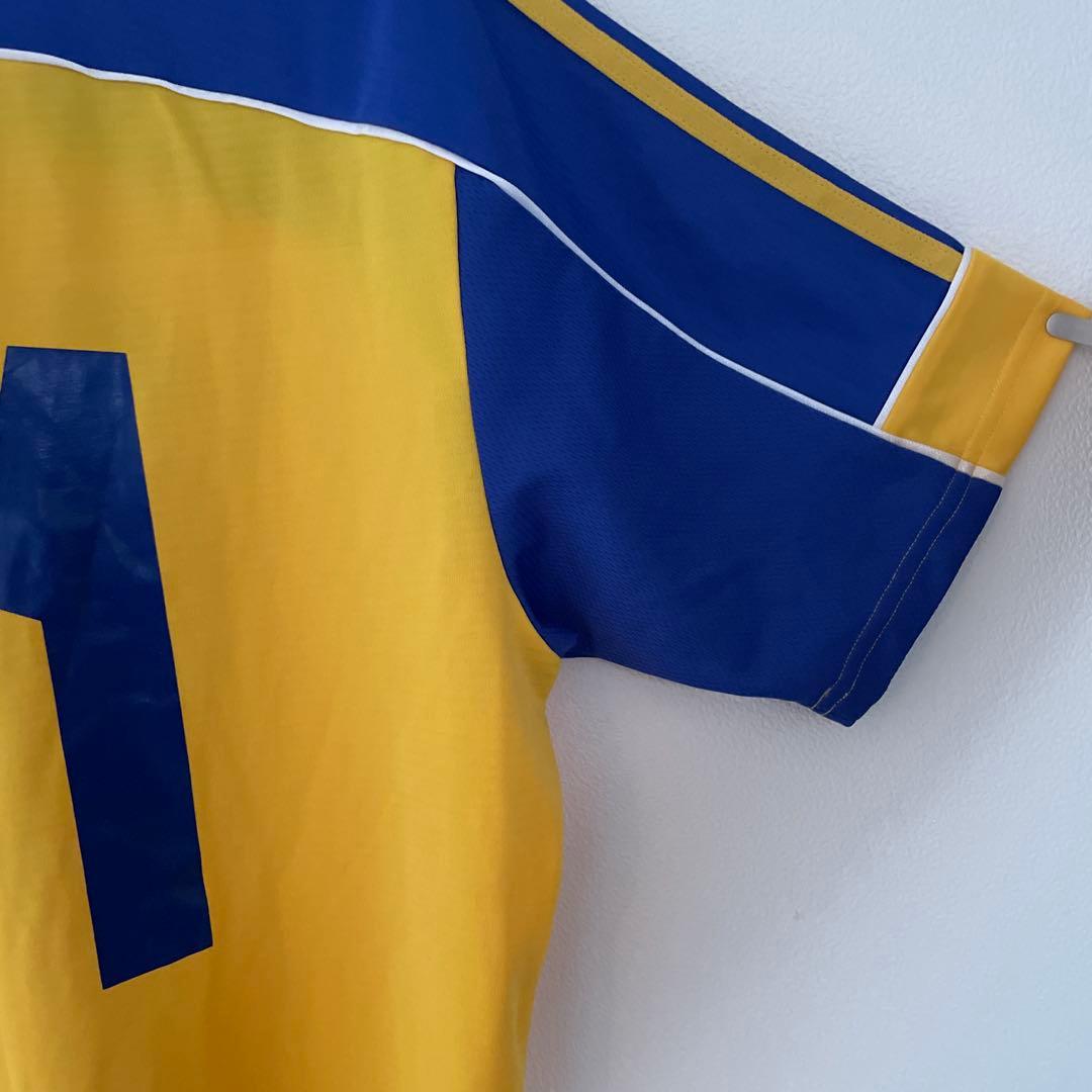 美品サッカーW杯スウェーデン代表 ホーム ユニフォーム黄色青色adidas