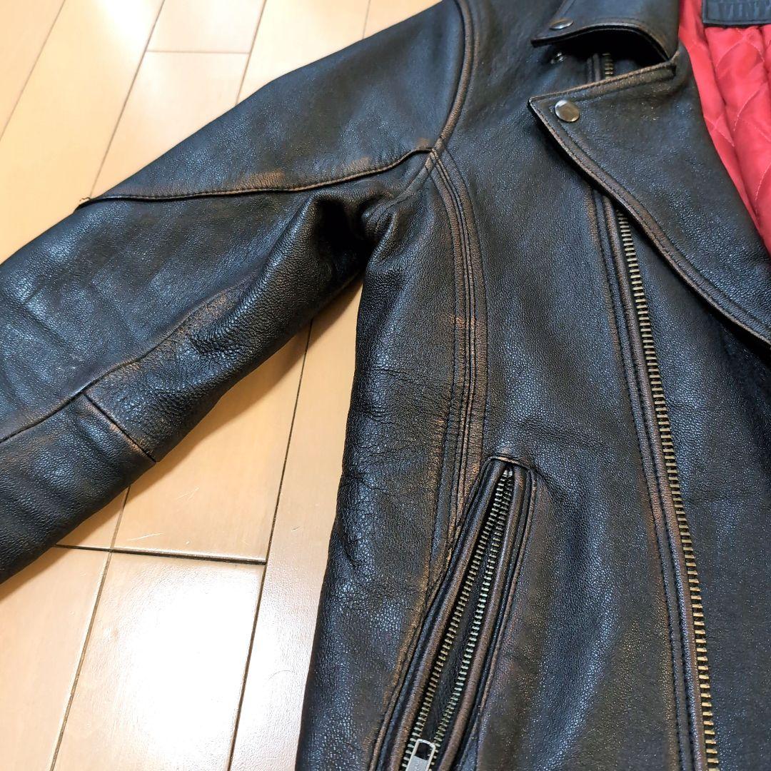 【JACKROSE】ヴィンテージ加工 ダブルライダース M