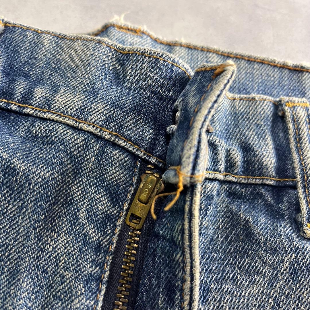 ◎70s LEVI’S 505 66前期 赤耳 ヴィンテージデニム BIGE