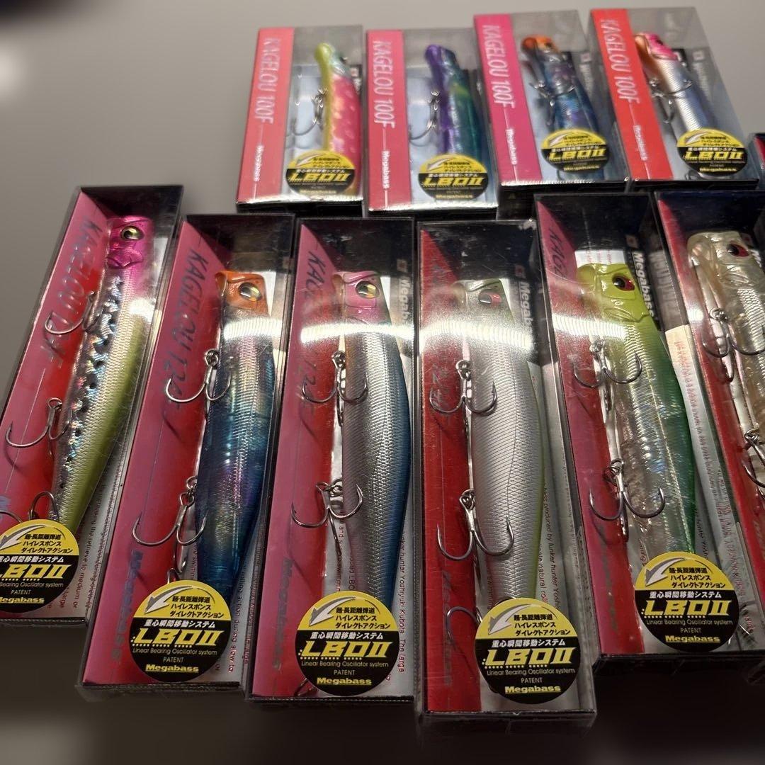 メガバス カゲロウ 100F 124F ルアー 13個セット まとめ売り
