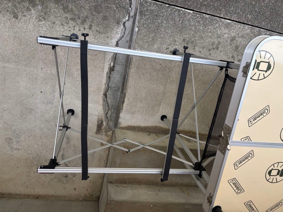 廃盤　ヴィンテージ品　Coleman コールマン　折りたたみ　キッチンテーブル