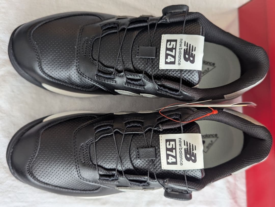 New Balance 574 BOA ゴルフシューズ ブラック 26.5cm