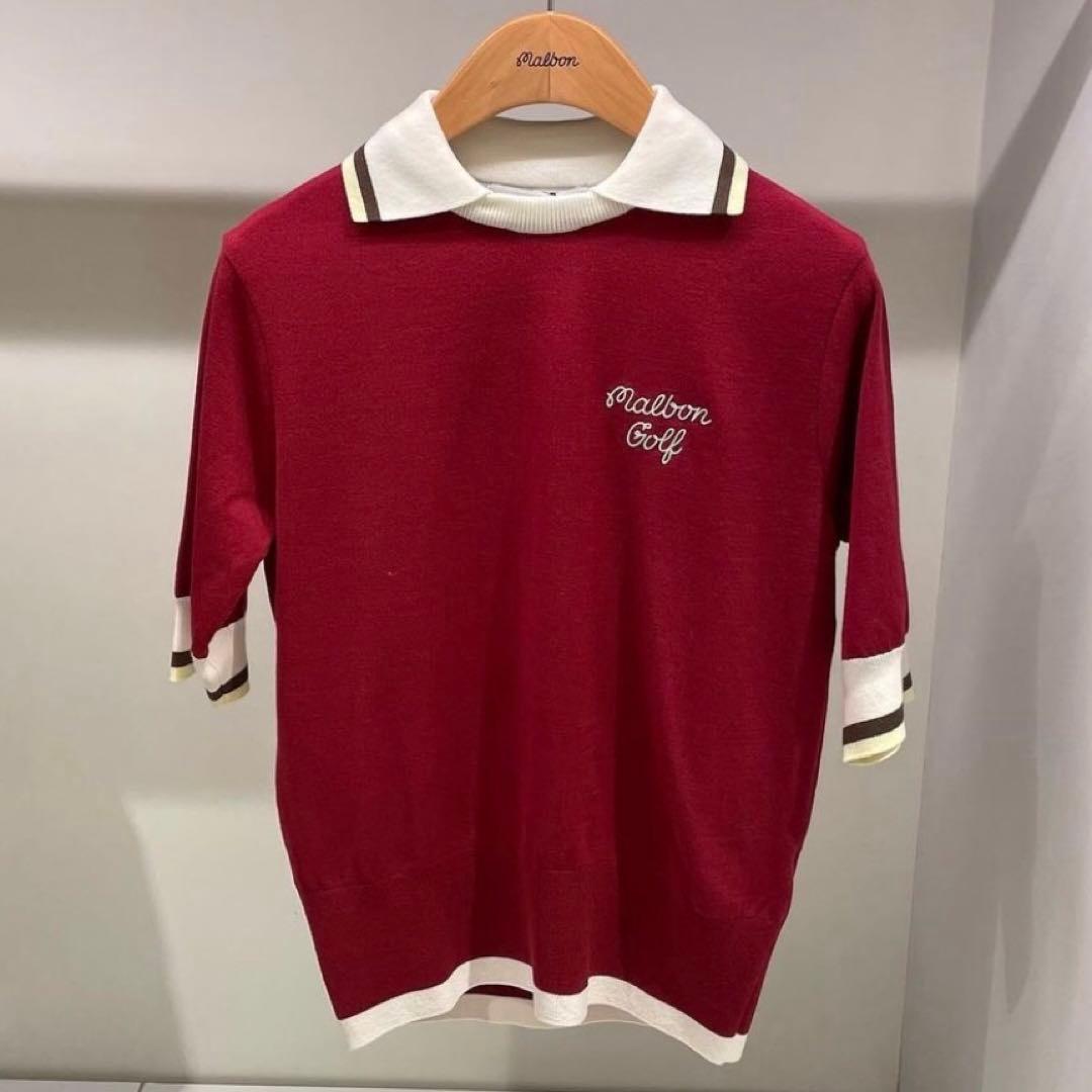 新品未使用 ゴルフ malbon マルボン レディース トップス セーター 半袖