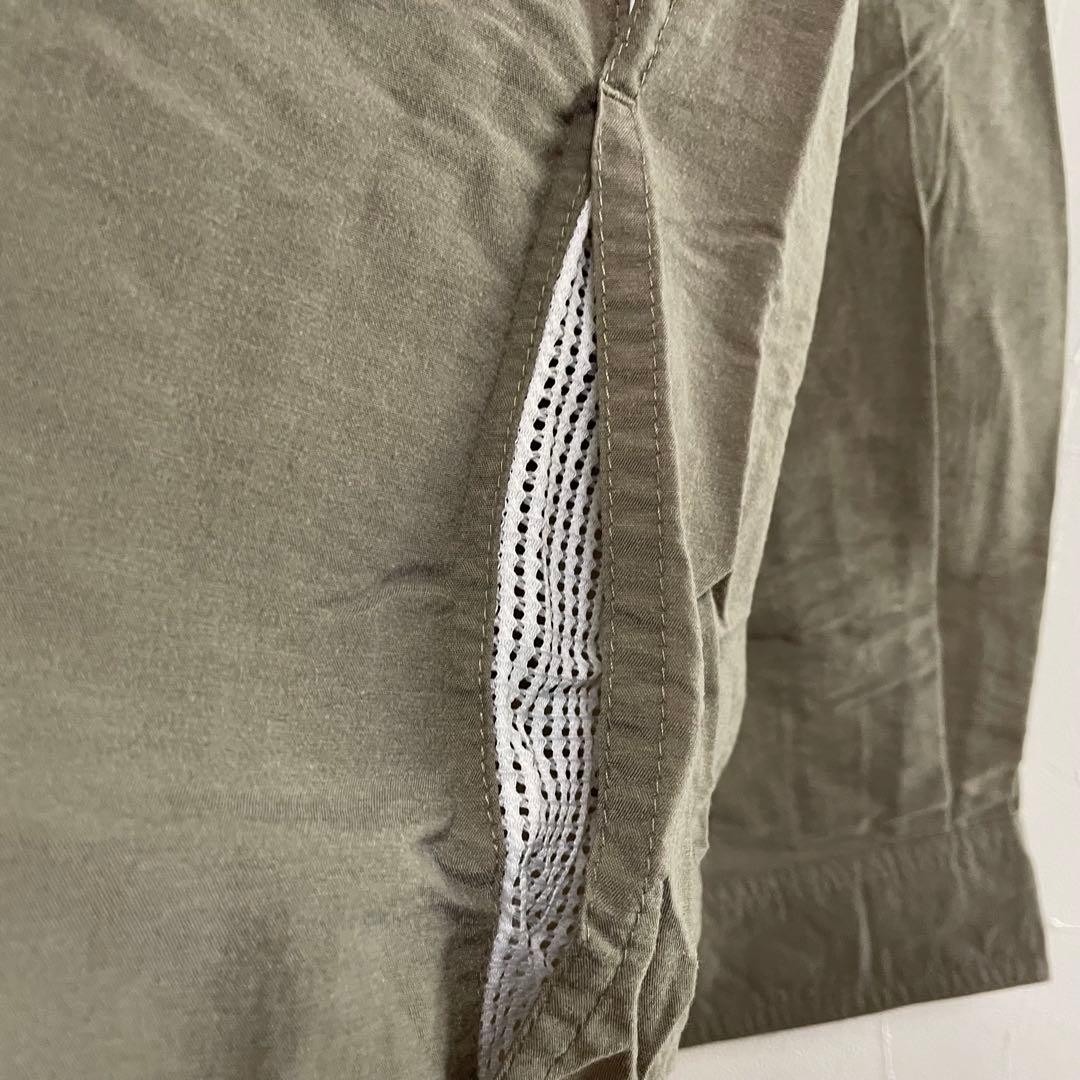 エクスオフィシオ　EXOFFICIO アウトドア　フィッシングシャツ　M カーキ